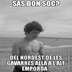 SAS DON SOC? DEL NORDEST DE LES GAVARRES ALLA A L'ALT EMPORDA