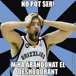 NO POT SER! M'HA ABANDONAT EL DESHODORANT