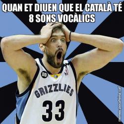 QUAN ET DIUEN QUE EL CATALÀ TÉ 8 SONS VOCÀLICS