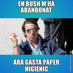 EN BUSH M'HA ABANDONAT ARA GASTA PAPER HIGIÈNIC