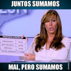 JUNTOS SUMAMOS MAL, PERO SUMAMOS