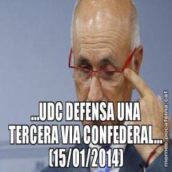 …UDC DEFENSA UNA TERCERA VIA CONFEDERAL… (15/01/2014)