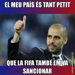 EL MEU PAÍS ÉS TANT PETIT QUE LA FIFA TAMBÉ EM VA SANCIONAR