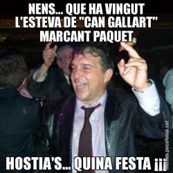 NENS... QUE HA VINGUT L'ESTEVA DE "CAN GALLART" MARCANT PAQUET HOSTIA'S... QUINA FESTA ¡¡¡