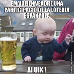 EM VOLIEN VENDRE UNA PARTICIPACIÓ DE LA LOTERIA ESPANYOLA AI UIX !