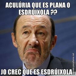 ACULÚRIA QUE ES PLANA O ESDRÚIXOLA ?? JO CREC QUE ES ESDRÚIXOLA .