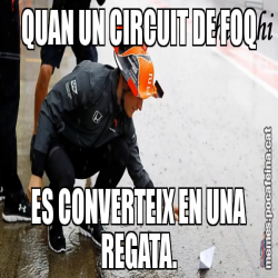 QUAN UN CIRCUIT DE FOQ ES CONVERTEIX EN UNA REGATA.