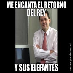 ME ENCANTA EL RETORNO DEL REY Y SUS ELEFANTES