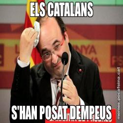 ELS CATALANS S'HAN POSAT DEMPEUS