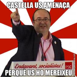 CASTELLA US AMENAÇA PERQUÈ US HO MEREIXEU