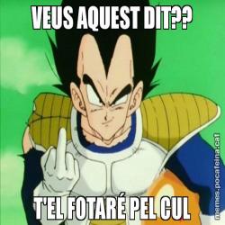 VEUS AQUEST DIT?? T'EL FOTARÉ PEL CUL