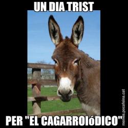 UN DIA TRIST PER "EL CAGARROIóDICO"