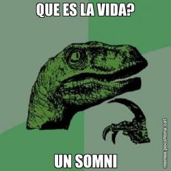 QUE ES LA VIDA? UN SOMNI