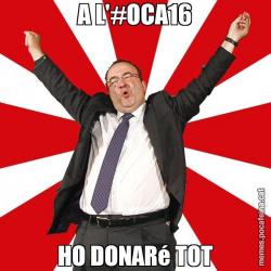 A L'#OCA16 HO DONARé TOT