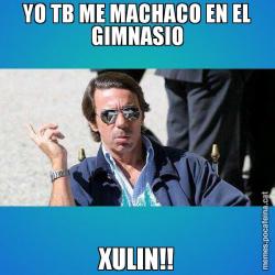YO TB ME MACHACO EN EL GIMNASIO XULIN!!