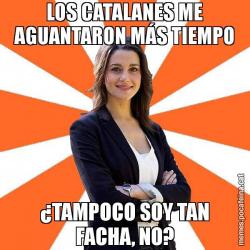LOS CATALANES ME AGUANTARON MÁS TIEMPO ¿TAMPOCO SOY TAN FACHA, NO?