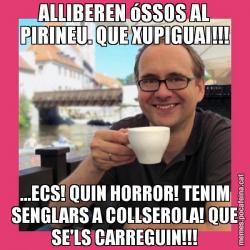 ALLIBEREN óSSOS AL PIRINEU. QUE XUPIGUAI!!! ...ECS! QUIN HORROR! TENIM SENGLARS A COLLSEROLA! QUE SE'LS CARREGUIN!!!