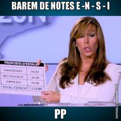 BAREM DE NOTES E -N - S - I PP