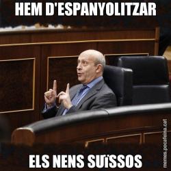 HEM D'ESPANYOLITZAR ELS NENS SUïSSOS