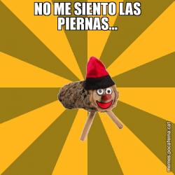 NO ME SIENTO LAS PIERNAS...