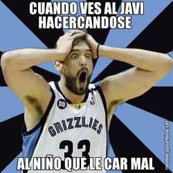 CUANDO VES AL JAVI HACERCANDOSE  AL NIÑO QUE LE CAR MAL