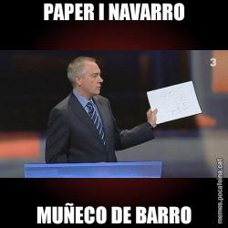 PAPER I NAVARRO MUÑECO DE BARRO