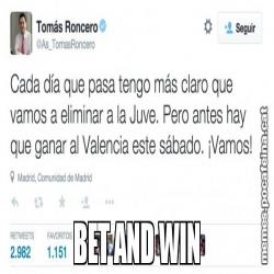 BET AND WIN