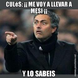 CULéS: ¡¡ ME VOY A LLEVAR A MESI ¡¡ Y LO SABEIS