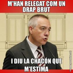 M'HAN RELEGAT COM UN DRAP BRUT I DIU LA CHACÓN QUE M'ESTIMA