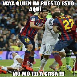 VAYA QUIEN HA PUESTO ESTO AQUÍ .... MO MO !!!! A CASA !!!