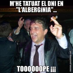 M'HE TATUAT EL DNI EN "L'ALBERGíNIA"... TOOOOOOPE ¡¡¡