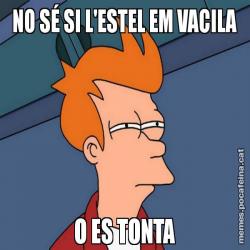 NO SÉ SI L'ESTEL EM VACILA O ES TONTA