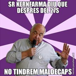SR KERNFARMA DIU QUE DESPRES DEL 27S NO TINDREM MALDECAPS