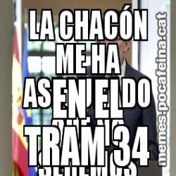 LA CHACÓN ME HA ASEGURADO QUE NO SEREMOS "QUATRE GATS"... Y ME HE INSCRIT... EN EL TRAM 34