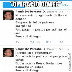 "OPERACIÓ DIÀLEG"