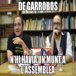 DE GARROBOS N'HI HAVIA UN MUNT A L'ASSEMBLEA