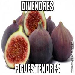 DIVENDRES FIGUES TENDRES