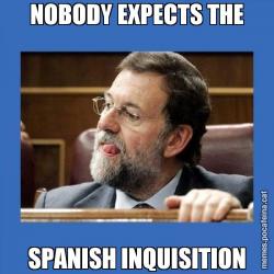 NOBODY EXPECTS THE SPANISH INQUISITION
