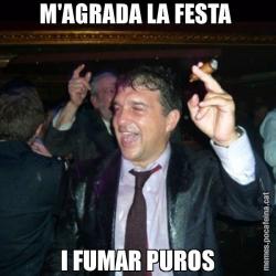 M'AGRADA LA FESTA  I FUMAR PUROS