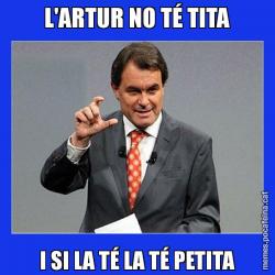 L'ARTUR NO TÉ TITA I SI LA TÉ LA TÉ PETITA