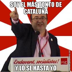 SOY EL MÁS TONTO DE CATALUÑA Y LO SE HASTA YO