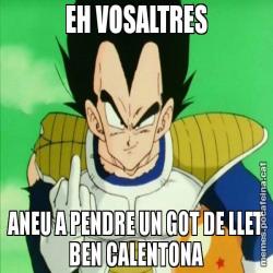 EH VOSALTRES ANEU A PENDRE UN GOT DE LLET BEN CALENTONA
