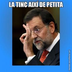 LA TINC AIXÍ DE PETITA