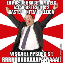 EN ROS DE BRACET AMB ELS FALANGISTES DE C'S CASTELLANITZANT LLEIDA VISCA EL PPSOEC'S ! RRRRRIIIIBAAAAPANYAAA!!