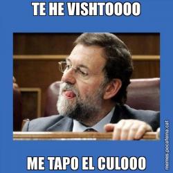 TE HE VISHTOOOO ME TAPO EL CULOOO