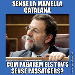 SENSE LA MAMELLA CATALANA COM PAGAREM ELS TGV'S SENSE PASSATGERS?