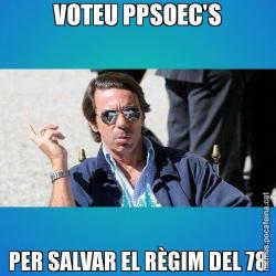 VOTEU PPSOEC'S PER SALVAR EL RÈGIM DEL 78