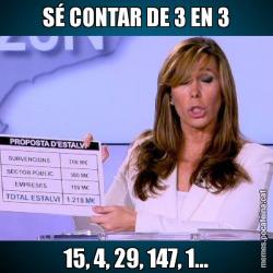 SÉ CONTAR DE 3 EN 3 15, 4, 29, 147, 1...