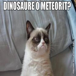 DINOSAURE O METEORIT?