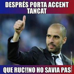 DESPRÉS PORTA ACCENT TANCAT QUE RUC!!NO HO SAVIA PAS